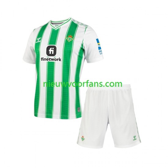 Real Betis Kind Shirt met Bedrukking Thuis 2023-2024 Korte Mouw
