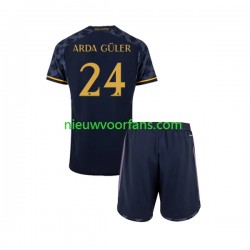 Real Madrid Kind Shirt met Bedrukking Arda Guler 24 Uit 2023-2024 Korte Mouw