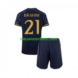 Real Madrid Kind Shirt met Bedrukking Brahim Diaz 21 Uit 2023-2024 Korte Mouw