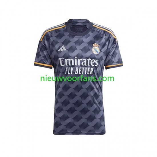 Real Madrid Kind Shirt met Bedrukking Jude Bellingham 5 Uit 2023-2024 Korte Mouw