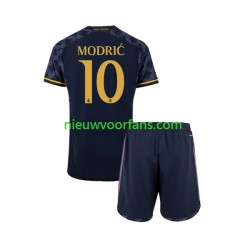 Real Madrid Kind Shirt met Bedrukking Modrić Luka 10 Uit 2023-2024 Korte Mouw
