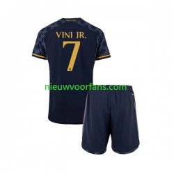 Real Madrid Kind Shirt met Bedrukking Vinicius Junior 7 Uit 2023-2024 Korte Mouw