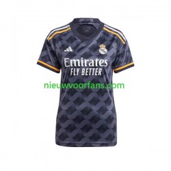 Real Madrid Dames Shirt met Bedrukking Uit 2023-2024 Korte Mouw