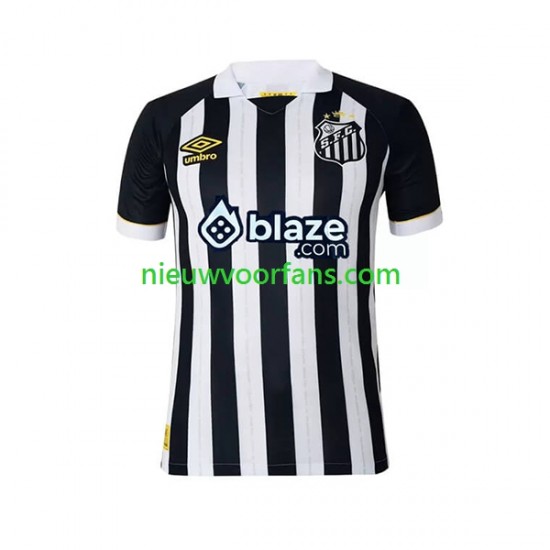 Santos FC Heren Shirt met Bedrukking Uit 2023-2024 Korte Mouw