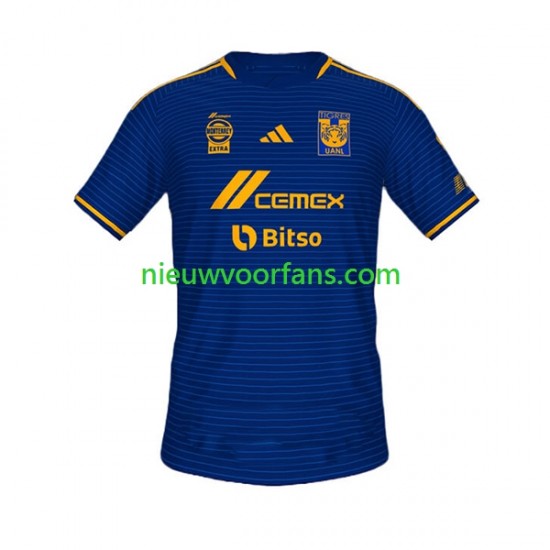 Tigres UANL Heren Shirt met Bedrukking Uit 2023-2024 Korte Mouw