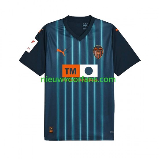 Valencia CF Heren Shirt met Bedrukking Uit 2023-2024 Korte Mouw