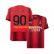AC Milan Heren Shirt met Bedrukking Charles De Ketelaere 90 Thuis 2023-2024 Korte Mouw