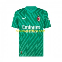 AC Milan Heren Shirt met Bedrukking Doelman Mike Maignan 16 Thuis 2023-2024 Korte Mouw