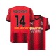 AC Milan Heren Shirt met Bedrukking Tiemoue Bakayoko 14 Thuis 2023-2024 Korte Mouw