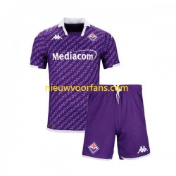 Fiorentina Kind Shirt met Bedrukking Thuis 2023-2024 Korte Mouw
