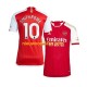 Arsenal Heren Shirt met Bedrukking Smith Rowe 10 Thuis 2023-2024 Korte Mouw