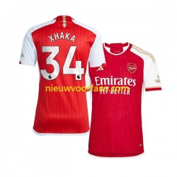 Arsenal Heren Shirt met Bedrukking Xhaka 34 Thuis 2023-2024 Korte Mouw