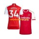 Arsenal Heren Shirt met Bedrukking Xhaka 34 Thuis 2023-2024 Korte Mouw