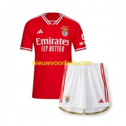 Benfica Kind Shirt met Bedrukking Thuis 2023-2024 Korte Mouw