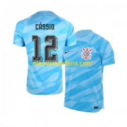 Corinthians Heren Shirt met Bedrukking Doelman Cassio 12 Thuis 2023-2024 Korte Mouw