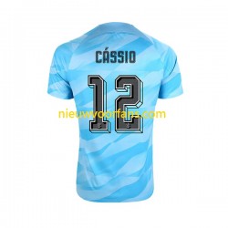Corinthians Heren Shirt met Bedrukking Doelman Cassio 12 Thuis 2023-2024 Korte Mouw