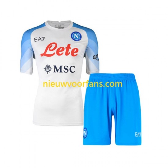 Napoli Kind Shirt met Bedrukking Uit 2022-2023 Korte Mouw