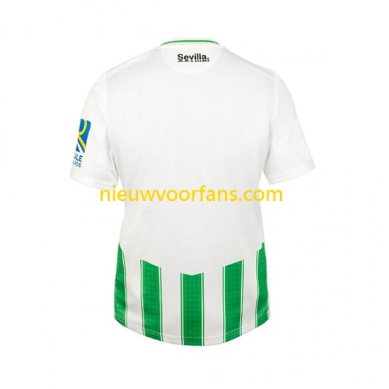 Real Betis Heren Shirt met Bedrukking Thuis 2023-2024 Korte Mouw