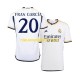 Real Madrid Heren Shirt met Bedrukking Fran Garcia 20 Thuis 2023-2024 Korte Mouw