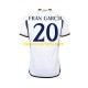 Real Madrid Heren Shirt met Bedrukking Fran Garcia 20 Thuis 2023-2024 Korte Mouw