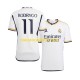 Real Madrid Heren Shirt met Bedrukking Rodrygo Goes 11 Thuis 2023-2024 Korte Mouw