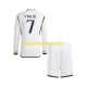 Real Madrid Kind Shirt met Bedrukking Vinicius Junior 7 Thuis 2023-2024 Lange Mouw