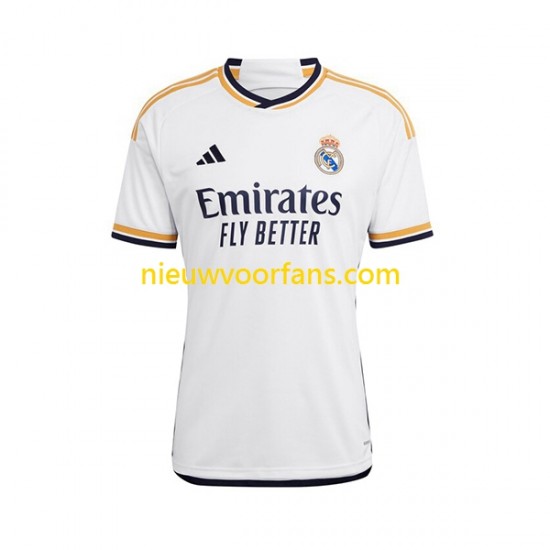 Real Madrid Dames Shirt met Bedrukking Thuis 2023-2024 Korte Mouw