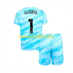 Tottenham Hotspur Kind Shirt met Bedrukking Doelman Hugo Lloris 1 Thuis 2023-2024 Korte Mouw