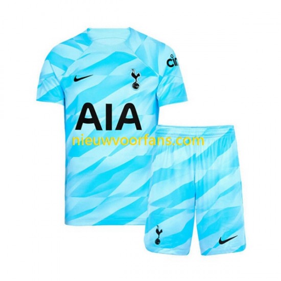 Tottenham Hotspur Kind Shirt met Bedrukking Doelman Thuis 2023-2024 Korte Mouw