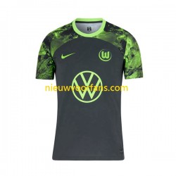VfL Wolfsburg Heren Shirt met Bedrukking Uit 2023-2024 Korte Mouw