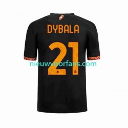 AS Roma Heren Shirt met Bedrukking Paulo Dybala 21 Derde 2023-2024 Korte Mouw