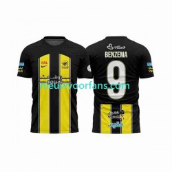 Heren Shirt met Bedrukking Al-Ittihad BENZEMA 9 Thuis 2023-2024 Korte Mouw