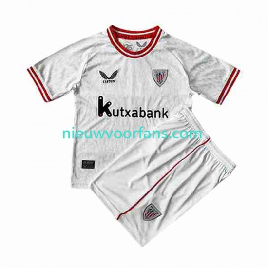 Athletic Bilbao Kind Shirt met Bedrukking Uit 2023-2024 Korte Mouw