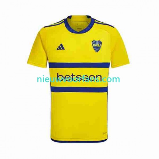 Heren Shirt met Bedrukking Boca Juniors Uit 2023-2024 Korte Mouw