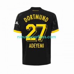 Borussia Dortmund Heren Shirt met Bedrukking Karim Adeyemi 27 Uit 2023-2024 Korte Mouw