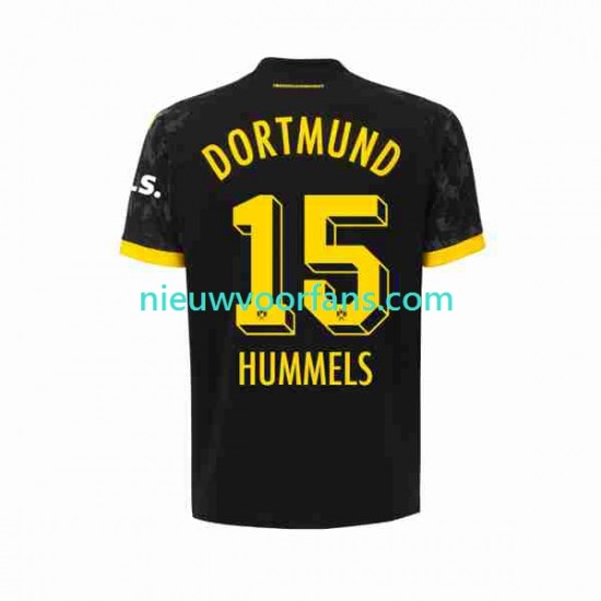 Borussia Dortmund Heren Shirt met Bedrukking Mats Hummels 15 Uit 2023-2024 Korte Mouw