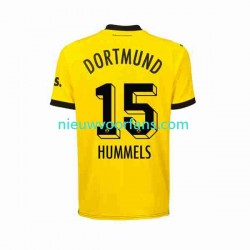 Borussia Dortmund Heren Shirt met Bedrukking Mats Hummels 15 Thuis 2023-2024 Korte Mouw