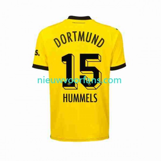 Borussia Dortmund Heren Shirt met Bedrukking Mats Hummels 15 Thuis 2023-2024 Korte Mouw