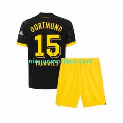 Borussia Dortmund Kind Shirt met Bedrukking Mats Hummels 15 Uit 2023-2024 Korte Mouw