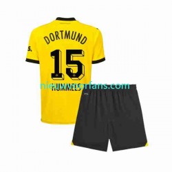 Borussia Dortmund Kind Shirt met Bedrukking Mats Hummels 15 Thuis 2023-2024 Korte Mouw