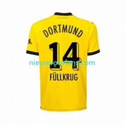 Borussia Dortmund Heren Shirt met Bedrukking Niclas Fullkrug 14 Thuis 2023-2024 Korte Mouw