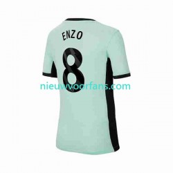 Chelsea Heren Shirt met Bedrukking Enzo Fernandez 8 Derde 2023-2024 Korte Mouw