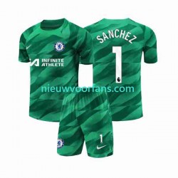 Chelsea Kind Shirt met Bedrukking Doelman Robert Sanchez 1 Derde 2023-2024 Korte Mouw