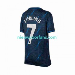 Chelsea Heren Shirt met Bedrukking Raheem Sterling 7 Uit 2023-2024 Korte Mouw