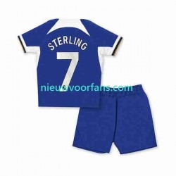 Chelsea Kind Shirt met Bedrukking Raheem Sterling 7 Thuis 2023-2024 Korte Mouw