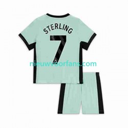 Chelsea Kind Shirt met Bedrukking Raheem Sterling 7 Derde 2023-2024 Korte Mouw