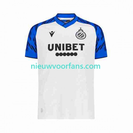Club Brugge Heren Shirt met Bedrukking Uit 2023-2024 Korte Mouw
