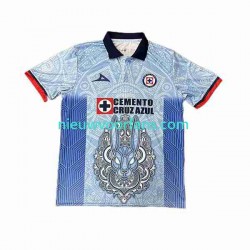 Cruz Azul Heren Shirt met Bedrukking Day of the Dead Uit 2023-2024 Korte Mouw