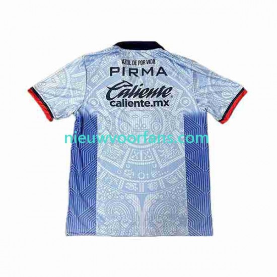 Cruz Azul Heren Shirt met Bedrukking Day of the Dead Uit 2023-2024 Korte Mouw