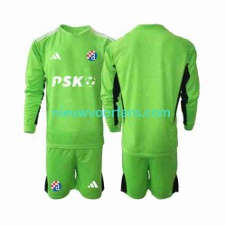 Dinamo Zagreb Kind Shirt met Bedrukking Doelman Thuis 2023-2024 Lange Mouw